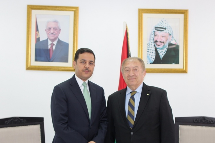 وزير الاقتصاد والسفير الاردني لدى فلسطين يبحثان العلاقات الثنائية