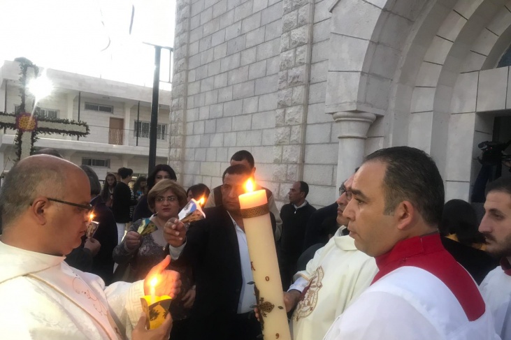 مسيحيو غزة يحتفلون بالأعياد رغم المنع الاسرائيلي