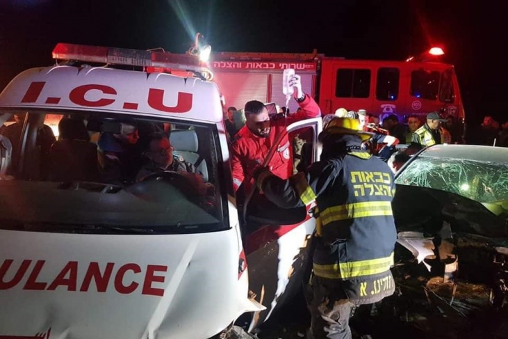 اصابة 8 مواطنين بحادث سير في الأغوار الشمالية