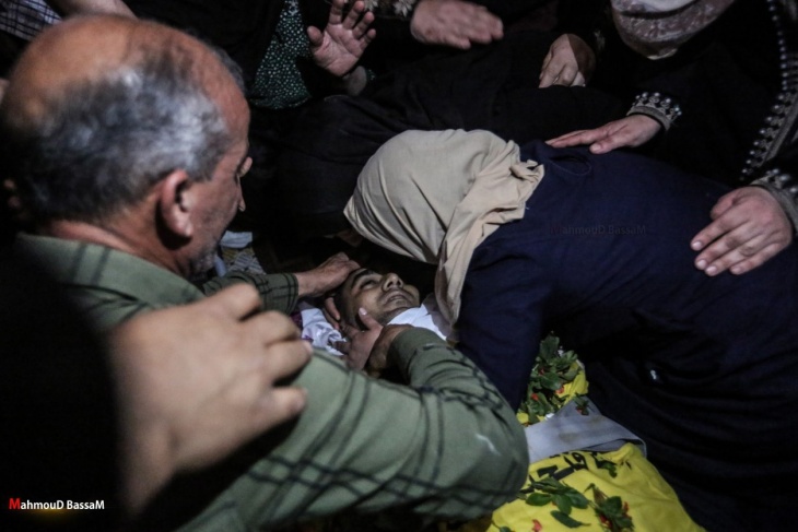 في أول أيام رمضان- غزة تشيّع جثامين عددا من الشهداء
