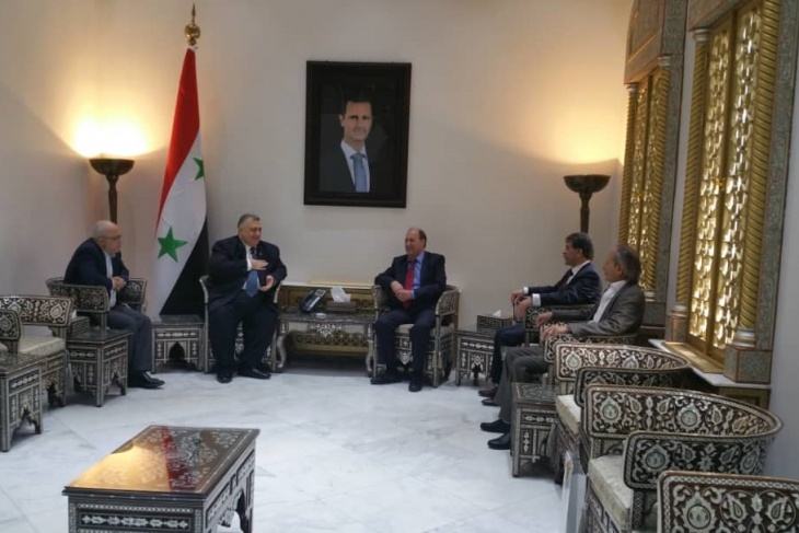 فلسطين وسوريا تبحثان آخر المستجدات