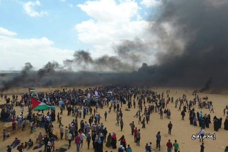 شهيد و30 اصابة على حدود قطاع غزة