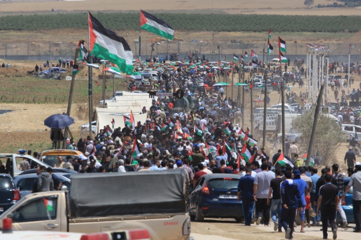 غزة تستعد لمسيرات &quot;مستمرون&quot;
