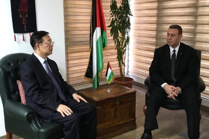 السفير دياب اللوح يلتقي منسق الصين لشؤون منتدى التعاون العربي الصيني