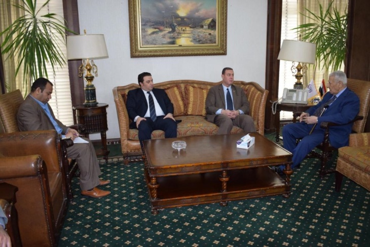 السفير دياب اللوح يلتقي رئيس المجلس الأعلى للإعلام المصري