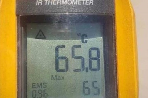 درجة الحرارة تلامس الـ65.8 درجة مئوية في الكويت