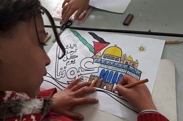ورشة لوّن القدس 2019 تعزز أهمية القدس في وجدان الأطفال في فلسطين