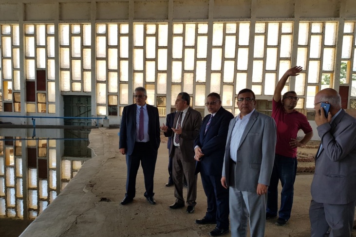 غنيم يزور المركز القومي المصري لبحوث المياه