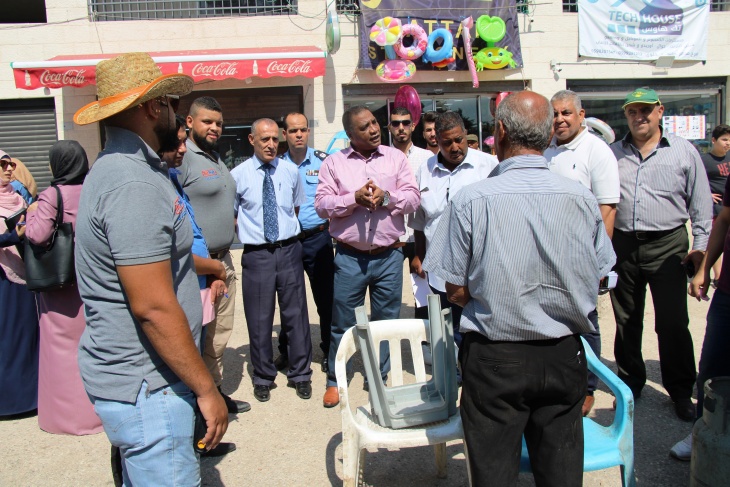 بلدية أريحا تطلق حملة لتنظيم الأسواق وإزالة التعديات في المدينة