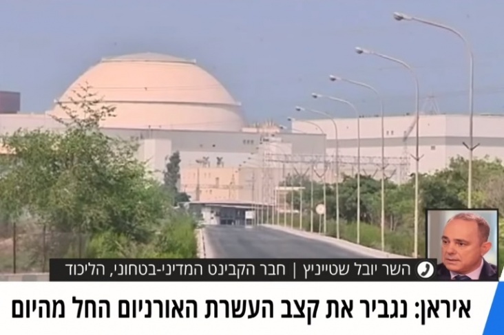 قلق إسرائيلي من تخصيب اليورانيوم الإيراني
