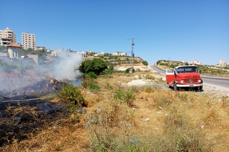 إطفائية بلدية الخليل تتعامل مع أكثر من 33 حريقاً