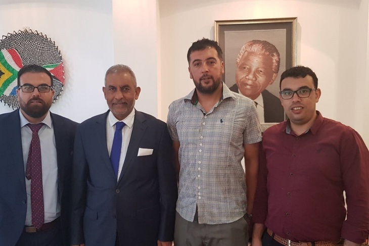 حرفوش يبحث مع السفير جنوب إفريقيا تعزيز التعاون الثنائي