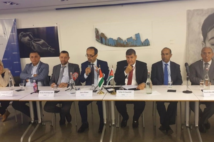 المؤتمر الشعبي لفلسطيني الخارج يلتقي لجنة فلسطين بالبرلمان الاردني