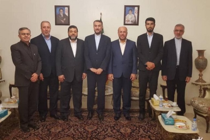 وفد حماس يلتقي مساعد رئيس مجلس الشورى الإيراني
