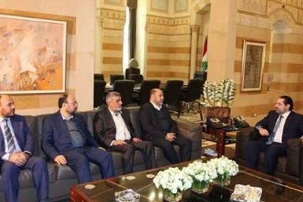 الحريري لوفد حماس: ملف العمال في عهدة الحكومة