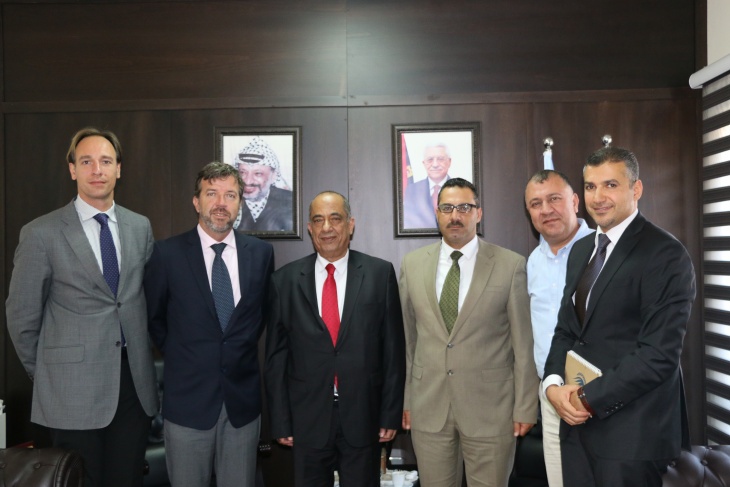 وزير العدل يلتقي رئيس مكتب المفوض السامي لحقوق الإنسان في فلسطين
