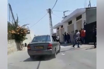فيديو- دهس متعمد لضابط شرطة في قلقيلية