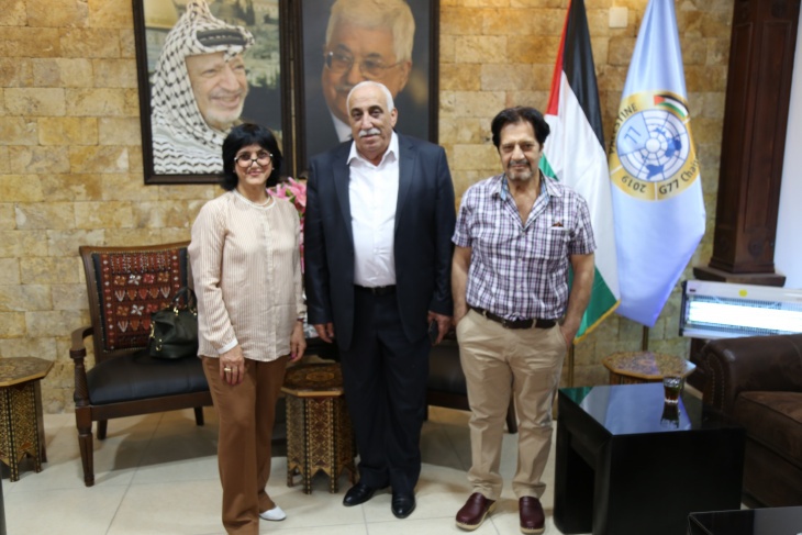 محافظ اريحا يؤكد على عمق العلاقات الفلسطينية العراقية