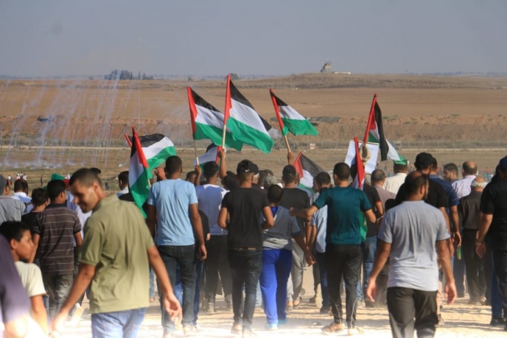 تغيير في مواقع مسيرات العودة على حدود غزة