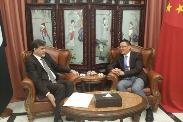 السفير عبد الهادي يطلع سفير الصين على آخر المستجدات