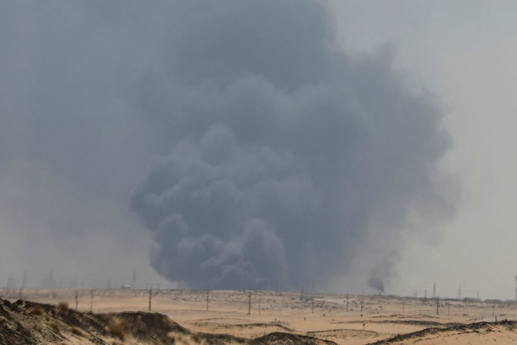 قصف منشآت نفطية سعودية بطائرات مسيّرة
