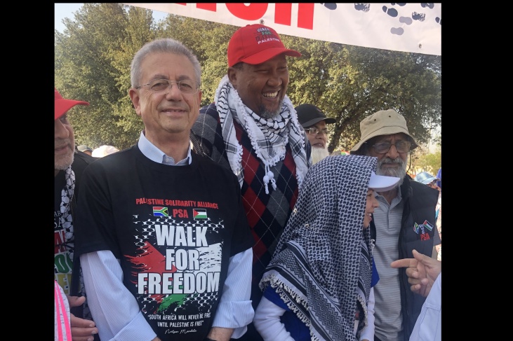 انطلاق مسيرة التضامن العاشرة مع فلسطين في جنوب افريقيا