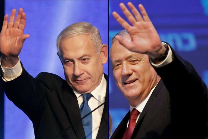 انتهاء لقاء نتنياهو وغانتس حول تشكيل الحكومة الإسرائيلية بدون اتفاق