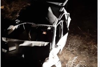 اصابة 4 مواطنين اثر انقلاب مركبة شمال الخليل