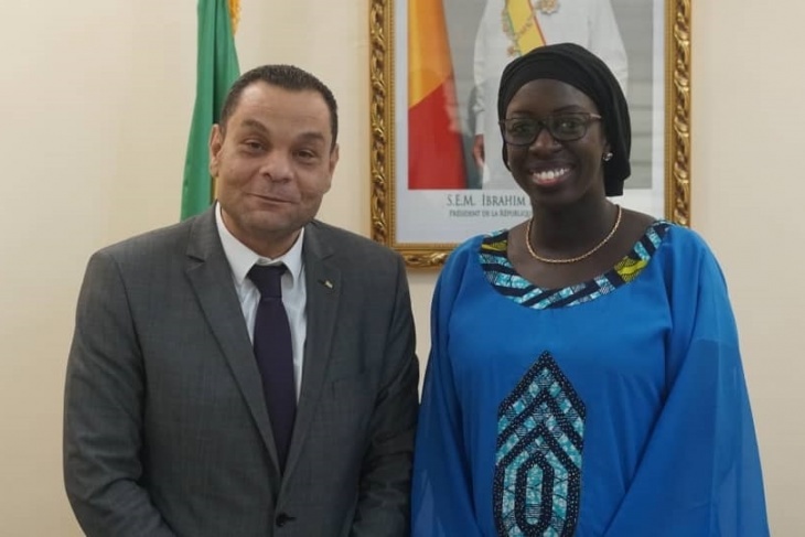 السفير شبلي يبحث مع وزيرة الاقتصاد الرقمي لمالي التعاون