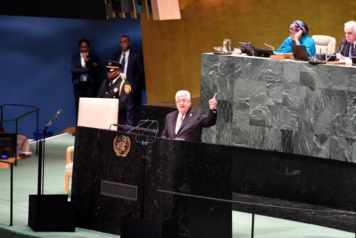 الرئيس امام الامم المتحدة يدعو لانتخابات في الضفة والقدس وغزة
