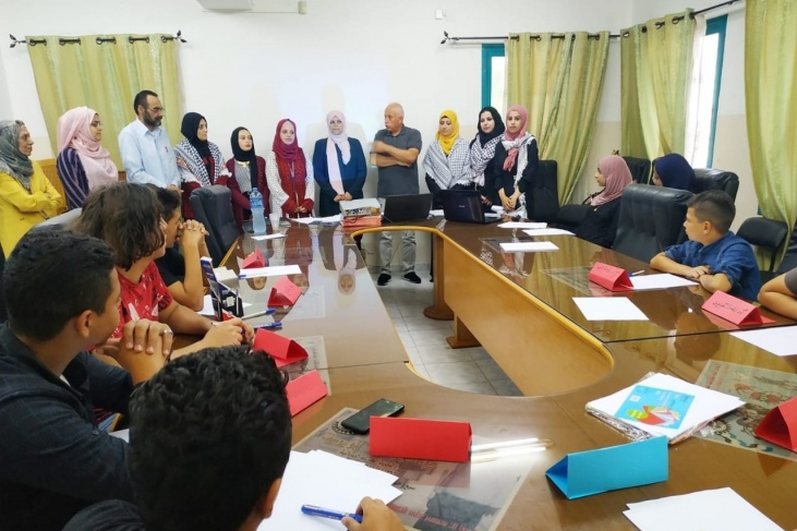 فتح تعقد لقاءً تدريبياً للجنة الشبيبة الثانوية في سلفيت
