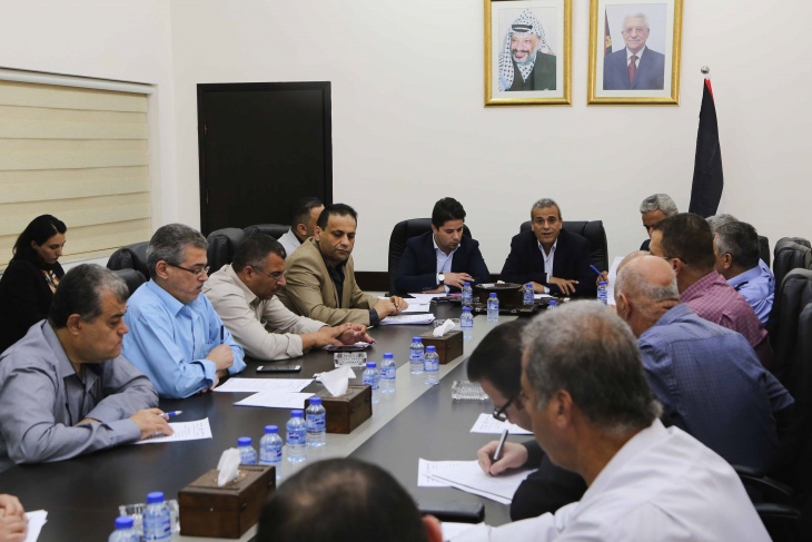 قلقيلية- اجتماع اللجنة المرورية في المحافظة