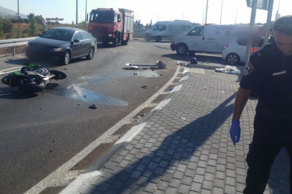 مصرع سائق دراجة نارية بحادث قرب طبريا