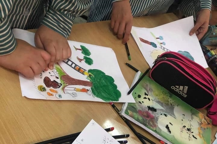 ثقافة طوباس تنظم ورشة رسم عن الزيتون