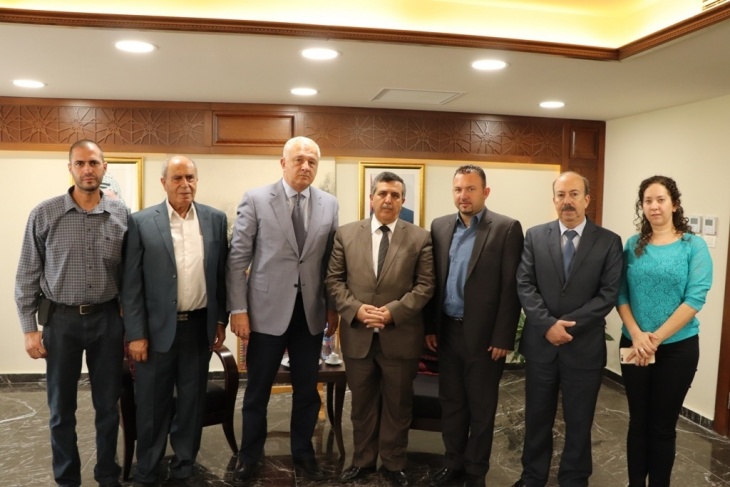 رئيس بلدية بيت لحم يستقبل ممثل جمهورية روسيا الاتحادية الجديد
