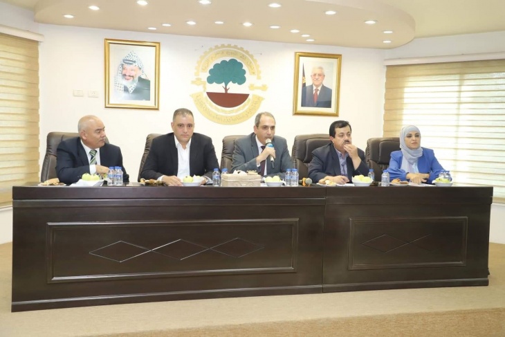 غرفة قلقيلية تعقد لقاء مع مدير عام ضريبة القيمة المضافة والجمارك