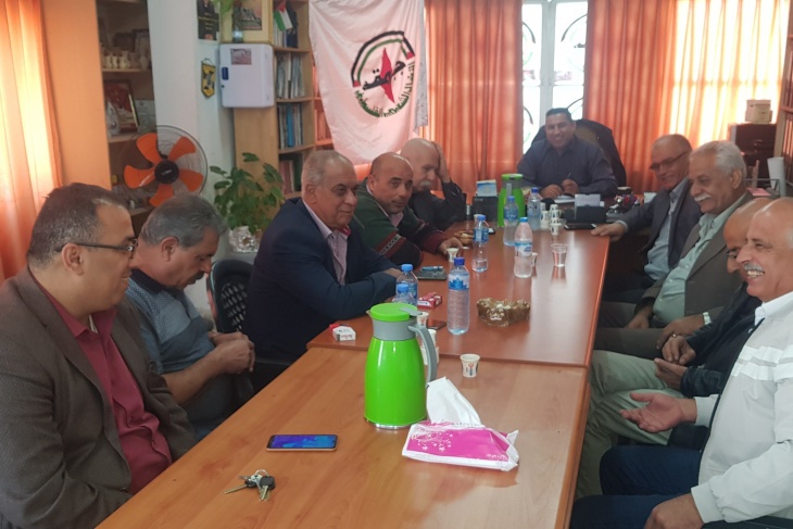 فصائل العمل الوطني بطولكرم تبحث خطوات مواجهة مخاطر مصادرة الاراضي