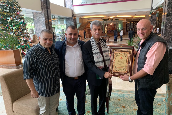السفير الفلسطيني في اندونيسيا يستقبل وفد الصم الفلسطيني