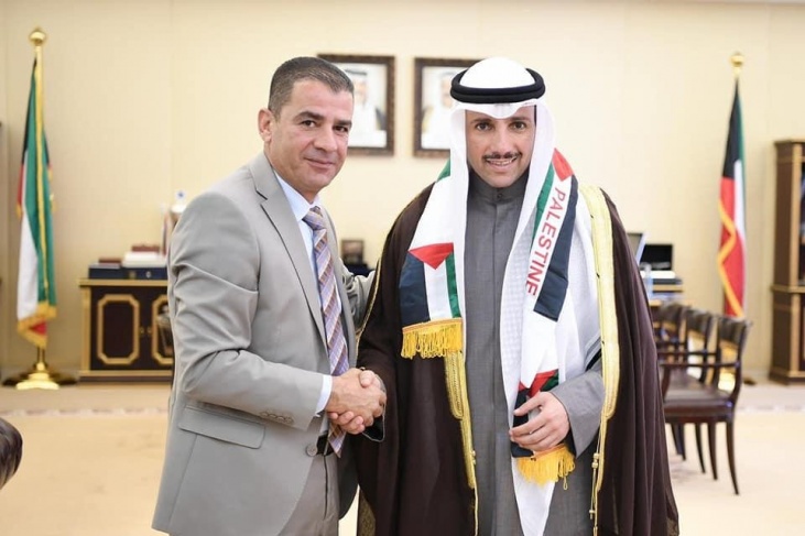 رئيس مجلس الأمة الكويتي يستقبل مدير المعهد القضائي الفلسطيني
