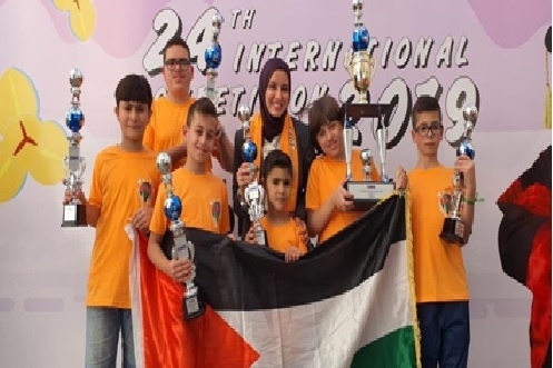 فلسطين تحقق مركز البطولة بمسابقة &quot;يوسي ماس&quot; العالمية