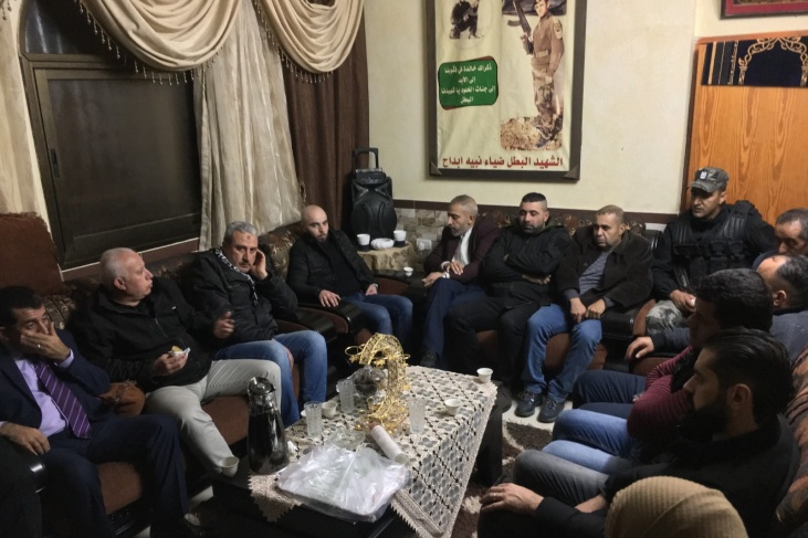فتح تزور عائلات الشهداء بالذكرى الـ18 لمجزرة سلفيت