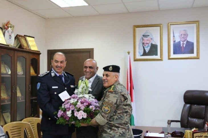 محافظ جنين وقادة الأجهزة يقدمون التهاني لمناسبة عيد الشرطة العربية