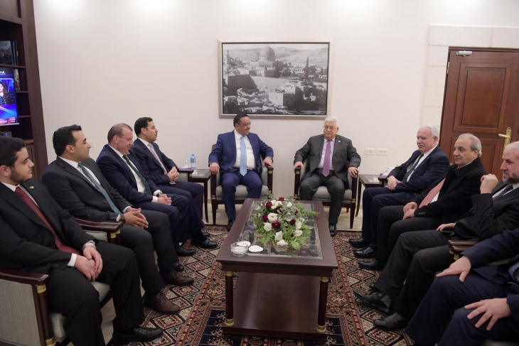 الرئيس يستقبل وزير الدولة لشؤون رئاسة الوزراء الأردني
