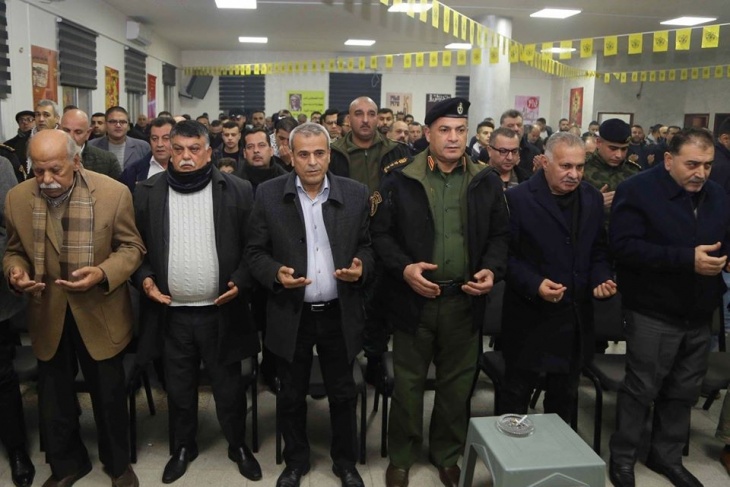قلقيلية: حركة فتح تكرم المتقاعدين العسكريين والمدنيين