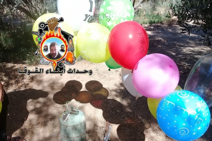 استئناف اطلاق البالونات الحارقة من قطاع غزة