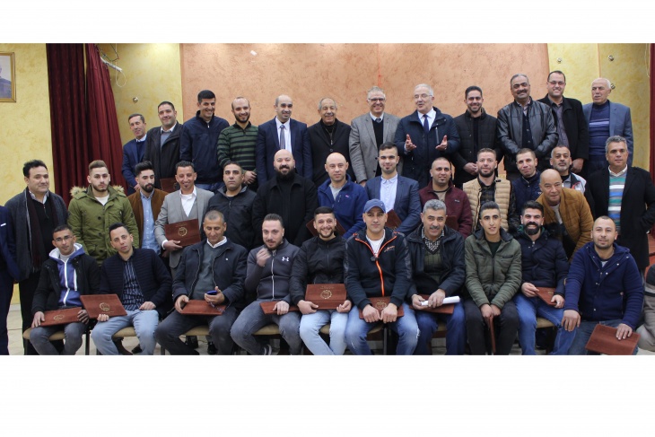 الوزير سالم يشارك في حفل تخريح دورة في جامعة بوليتكنك