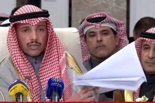 الغانم يؤكد ضرورة التضامن مع شعب فلسطين ودعمه بأي جهد كان