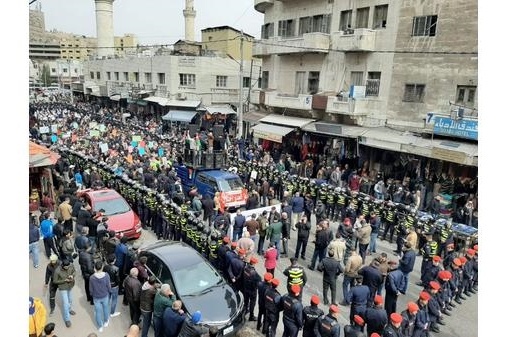 شاهد- مسيرة شعبية حاشدة في الاردن رفضا لصفقة القرن