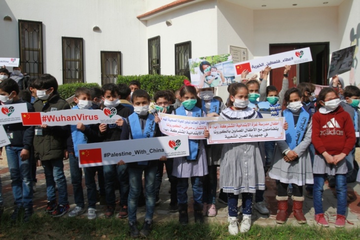 جمعية عطاء فلسطين تنفذ مبادرة أطفال غزة يتضامنون مع الشعب الصيني