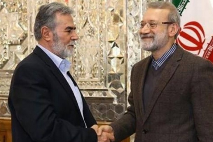 أمين عام الجهاد يلتقي رئيس مجلس الشورى الإيراني